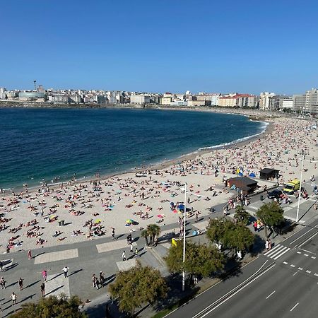 Piso Con Vistas A La Playa De Riazor Apartment A Coruna Exterior photo