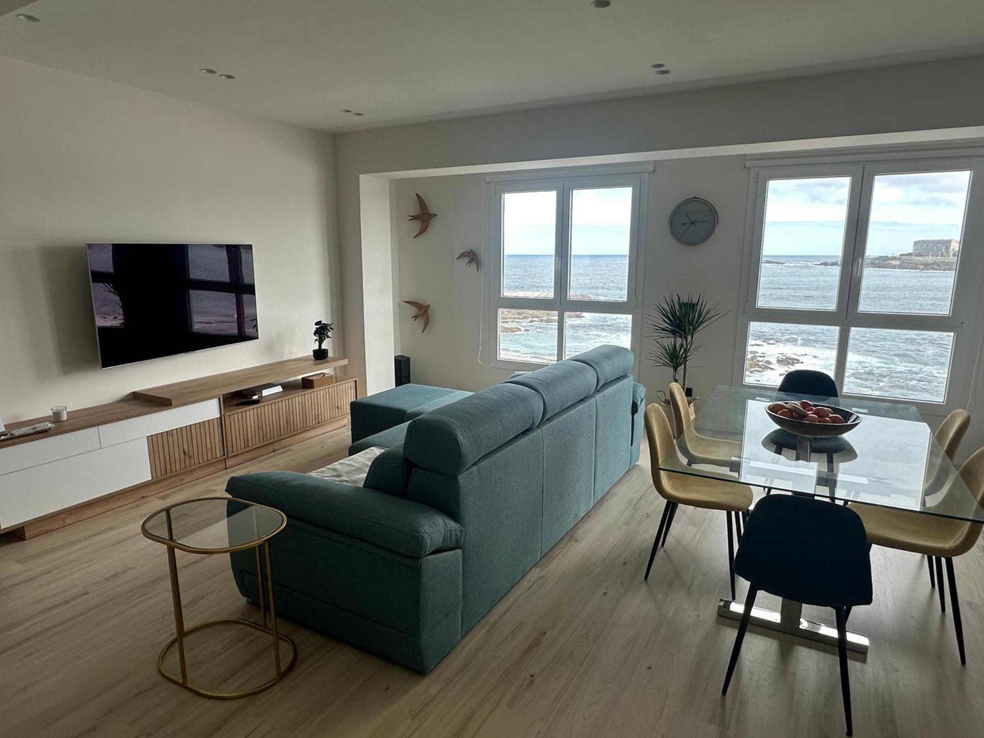 Piso Con Vistas A La Playa De Riazor Apartment A Coruna Exterior photo